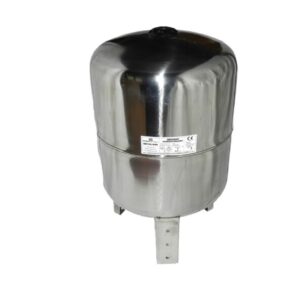 Membrandruckbehälter 100 l INOX vertikal – Edelstahl Druckkessel mit EPDM-Membran, 1 Zoll