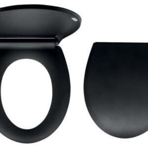 WC - Sitz </br>BLACK MATT